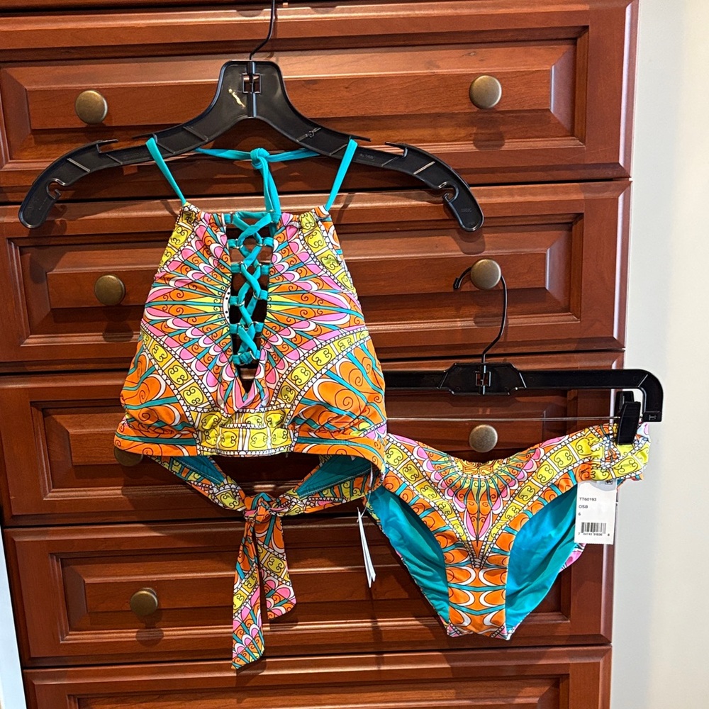 NWT Trina Turk Vibrant Boho Bikini Set